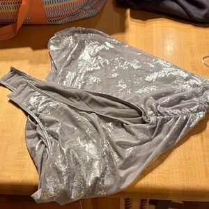 Silver Shimmer body suit